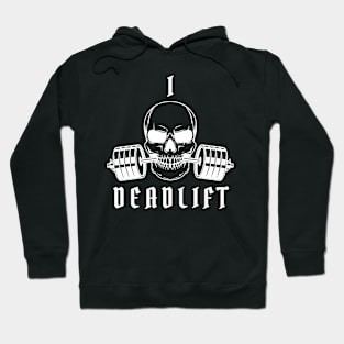 I Deadlift Gym Skull Holding Barbell Hoodie